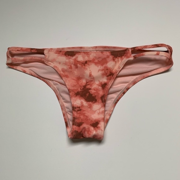 Xhilaration Pink Tie Dye Bikini Bottom XS - Picture 1 of 6
